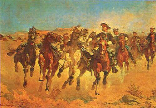 Frederick Remington Dismounted oil painting picture